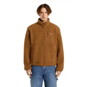 Dickies Mount Hope Fleece Met Volledige Rits Bruin
