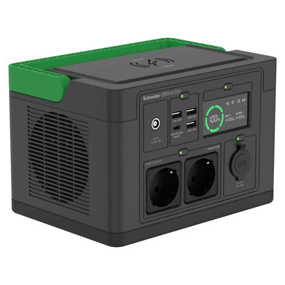 Apc Offgrid 330 Draagbare Energiecentrale Zwart