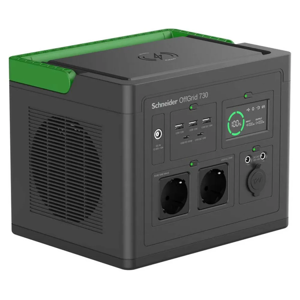 Apc Offgrid 730 Draagbare Energiecentrale Zwart