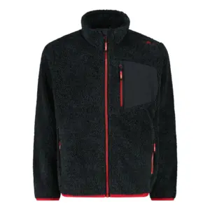 Cmp 30p2074m Fleece Met Volledige Rits Mel / Ferrari Titanium