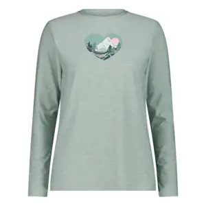 Cmp 33n2226 T-shirt Met Lange Mouwen Jade Mel.