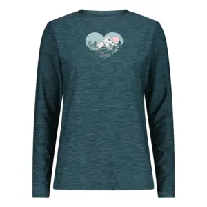 Cmp 33n2226 T-shirt Met Lange Mouwen Groen