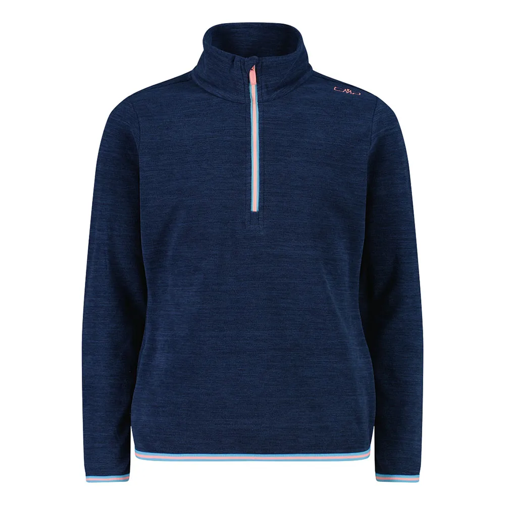 Cmp 34g4785 Sweatshirt Met Halve Rits Blauw