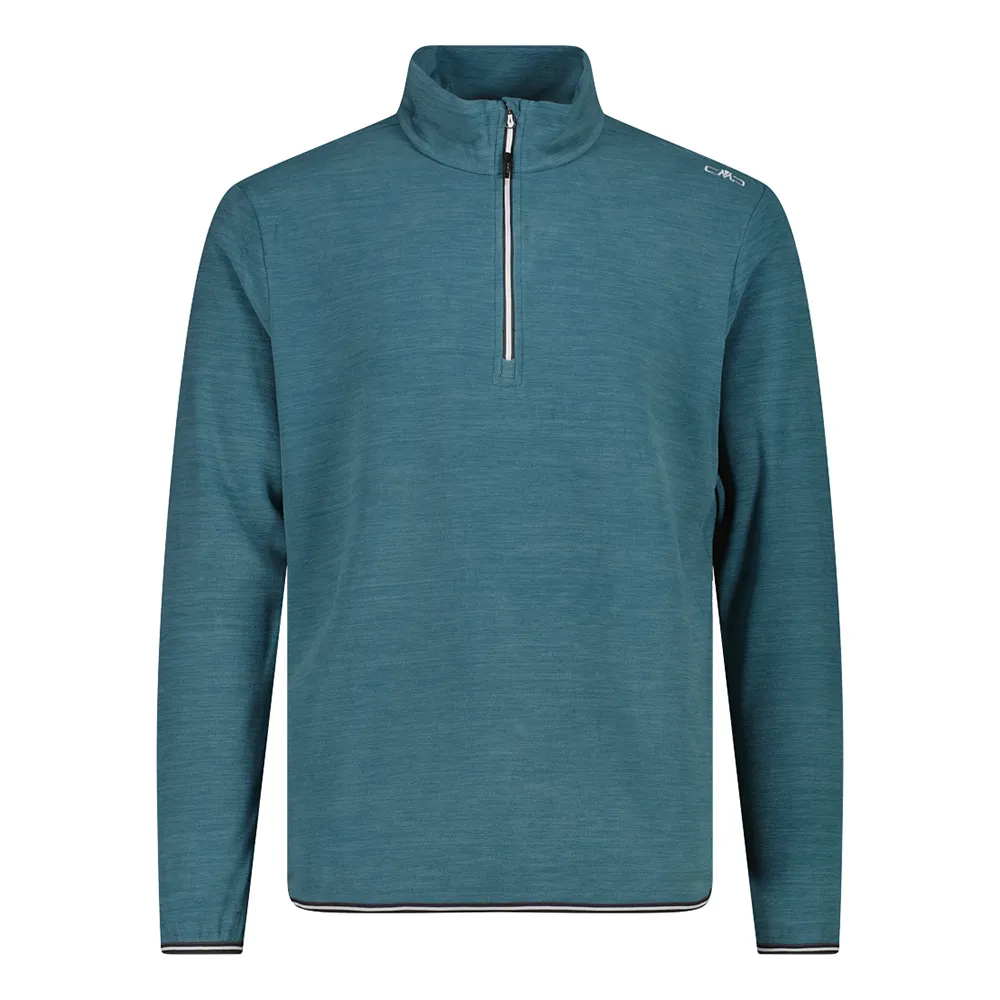 Cmp 34g4897 Sweatshirt Met Halve Rits Nile Mel.