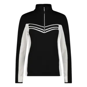 Cmp 35e0636 Sweatshirt Met Halve Rits Zwart