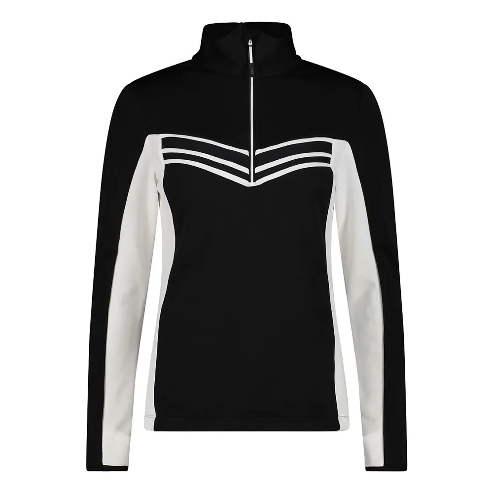 Cmp 35e0636 Sweatshirt Met Halve Rits Zwart