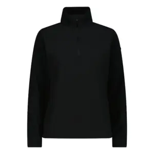 Cmp 35g0436 Sweatshirt Met Halve Rits Zwart