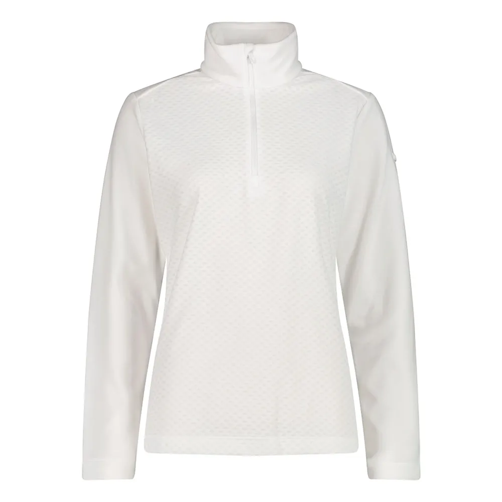 Cmp 35g0436 Sweatshirt Met Halve Rits Wit