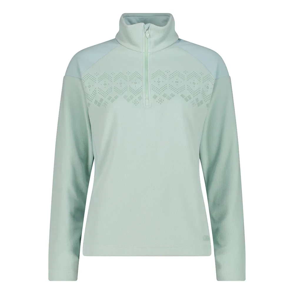 Cmp 35g0446 Sweatshirt Met Halve Rits Jade