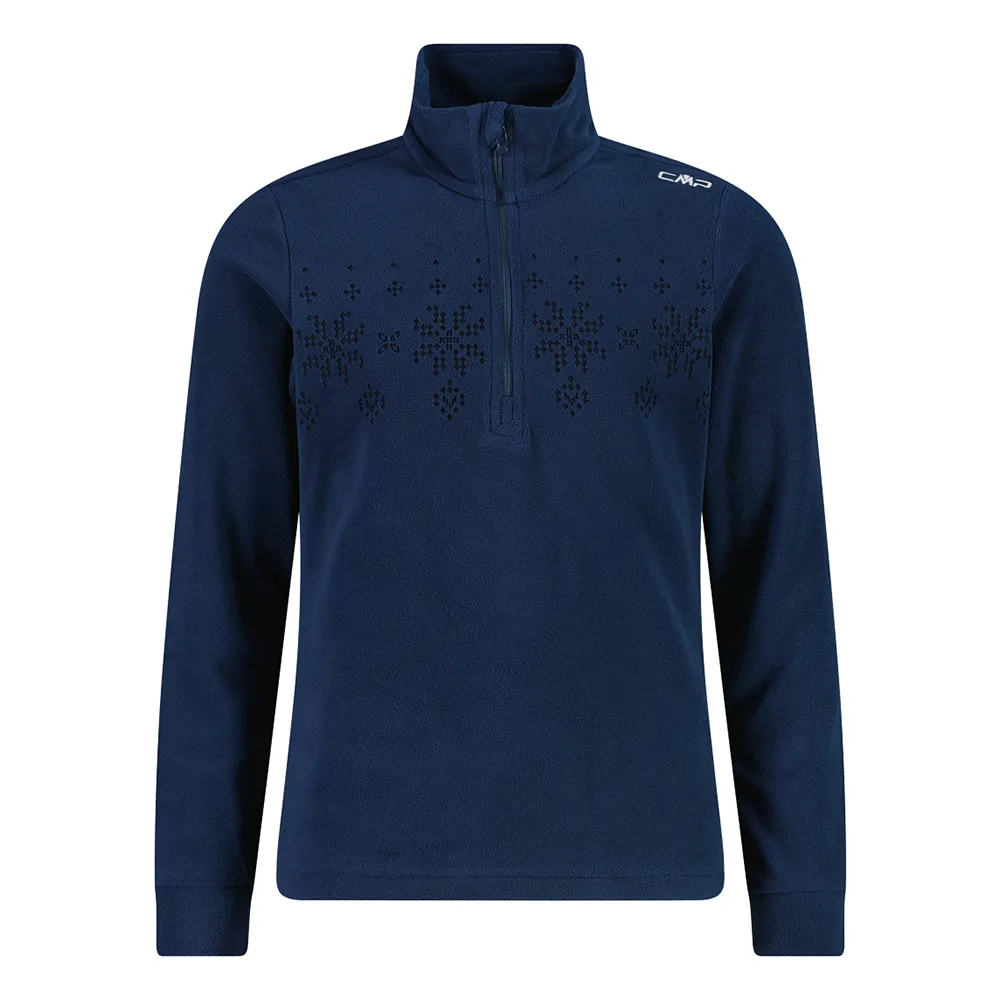 Cmp 35g0535 Fleece Met Halve Rits Blauw