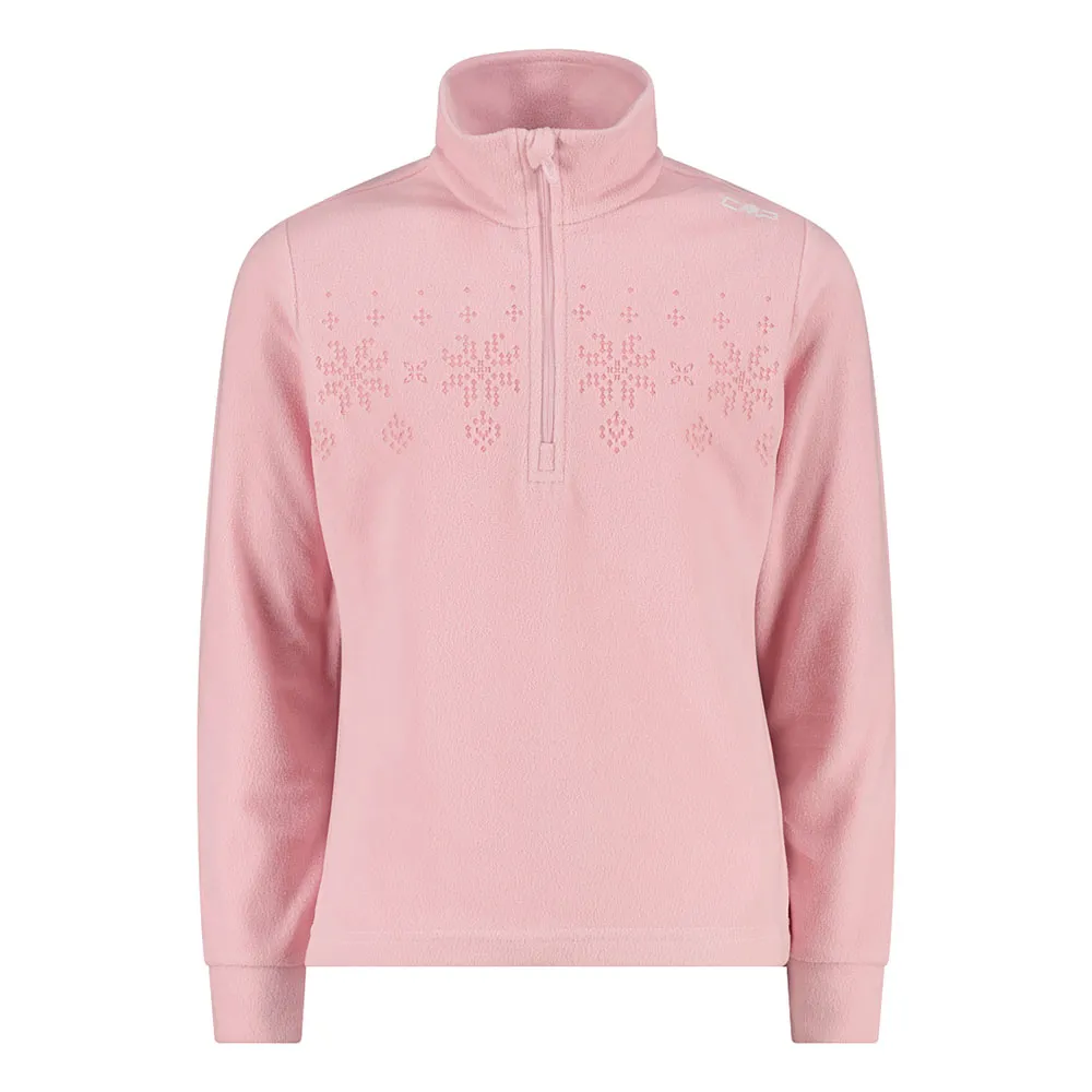 Cmp 35g0535 Fleece Met Halve Rits Roze