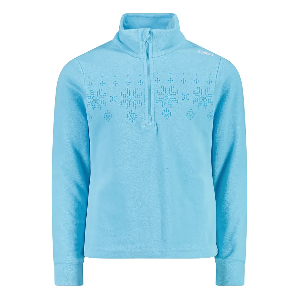 Cmp 35g0535 Fleece Met Halve Rits Topaz