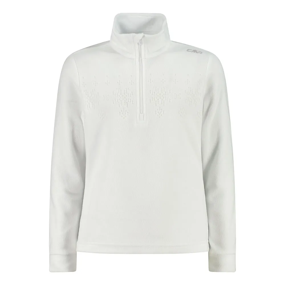 Cmp 35g0535 Fleece Met Halve Rits Wit