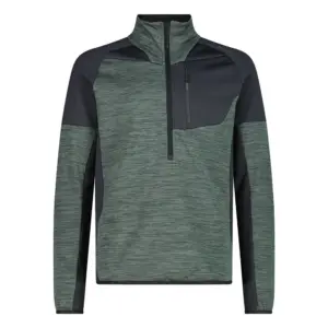 Cmp 35g3057 Sweatshirt Met Halve Rits Musk Mel.