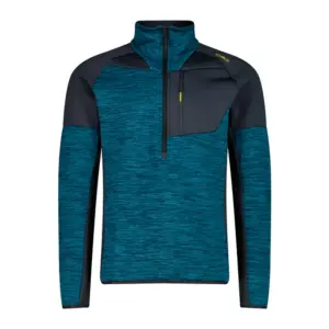 Cmp 35g3057 Sweatshirt Met Halve Rits Nile Mel.