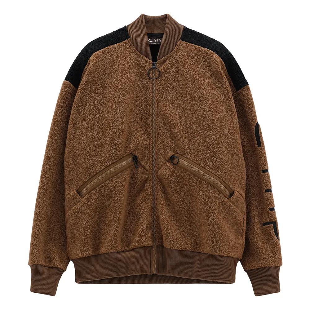 Cmp 35h4797 Sweatshirt Met Rits Tobacco