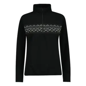 Cmp 35j0456 Fleece Met Halve Rits Zwart