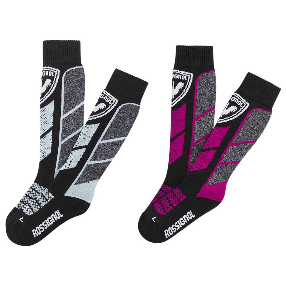 Rossignol Thermotech Junior Sokken 2 Paren Roze