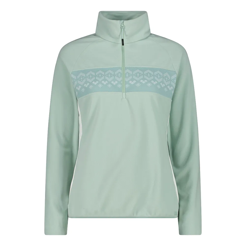 Cmp 35j0456 Fleece Met Halve Rits Jade