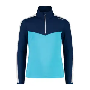 Cmp 35l0565 Sweatshirt Met Halve Rits Topaz