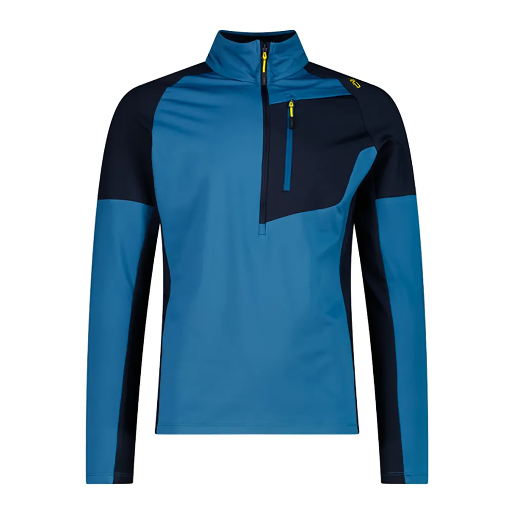 Cmp 35l3147 Sweatshirt Met Halve Rits Bluestone