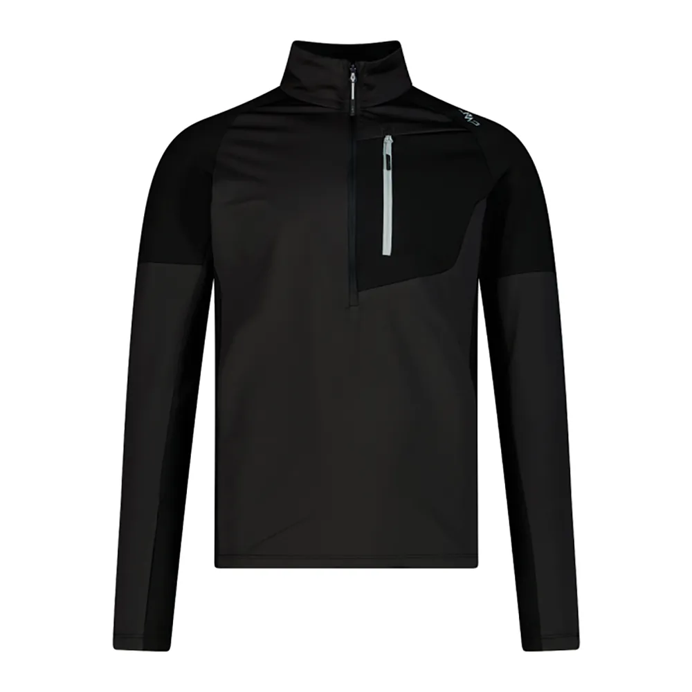 Cmp 35l3147 Sweatshirt Met Halve Rits Antraciet
