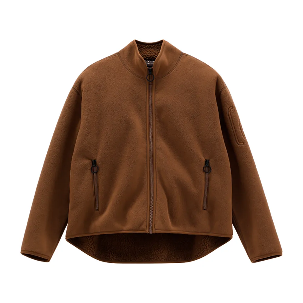 Cmp 35p4636 Sweatshirt Met Rits Tobacco