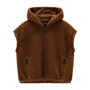 Cmp 35p4646 Sweatshirt Met Rits Tobacco