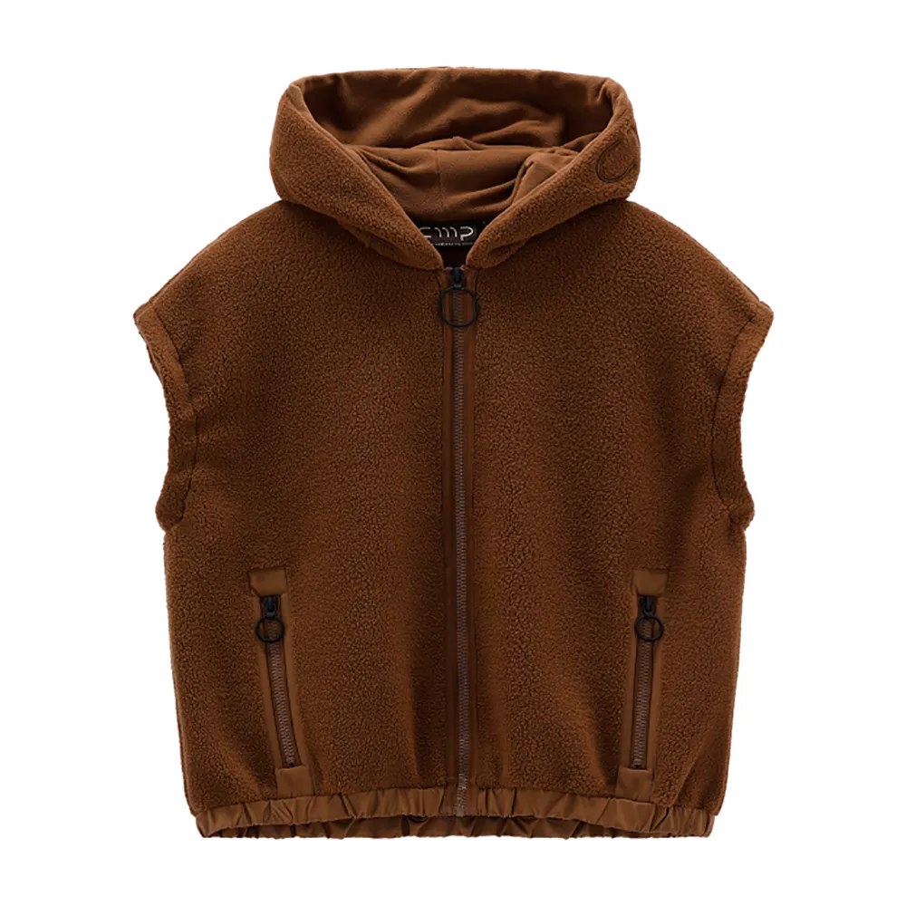 Cmp 35p4646 Sweatshirt Met Rits Tobacco