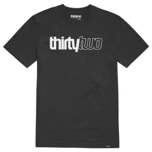Thirtytwo Double T-shirt Met Korte Mouwen Zwart