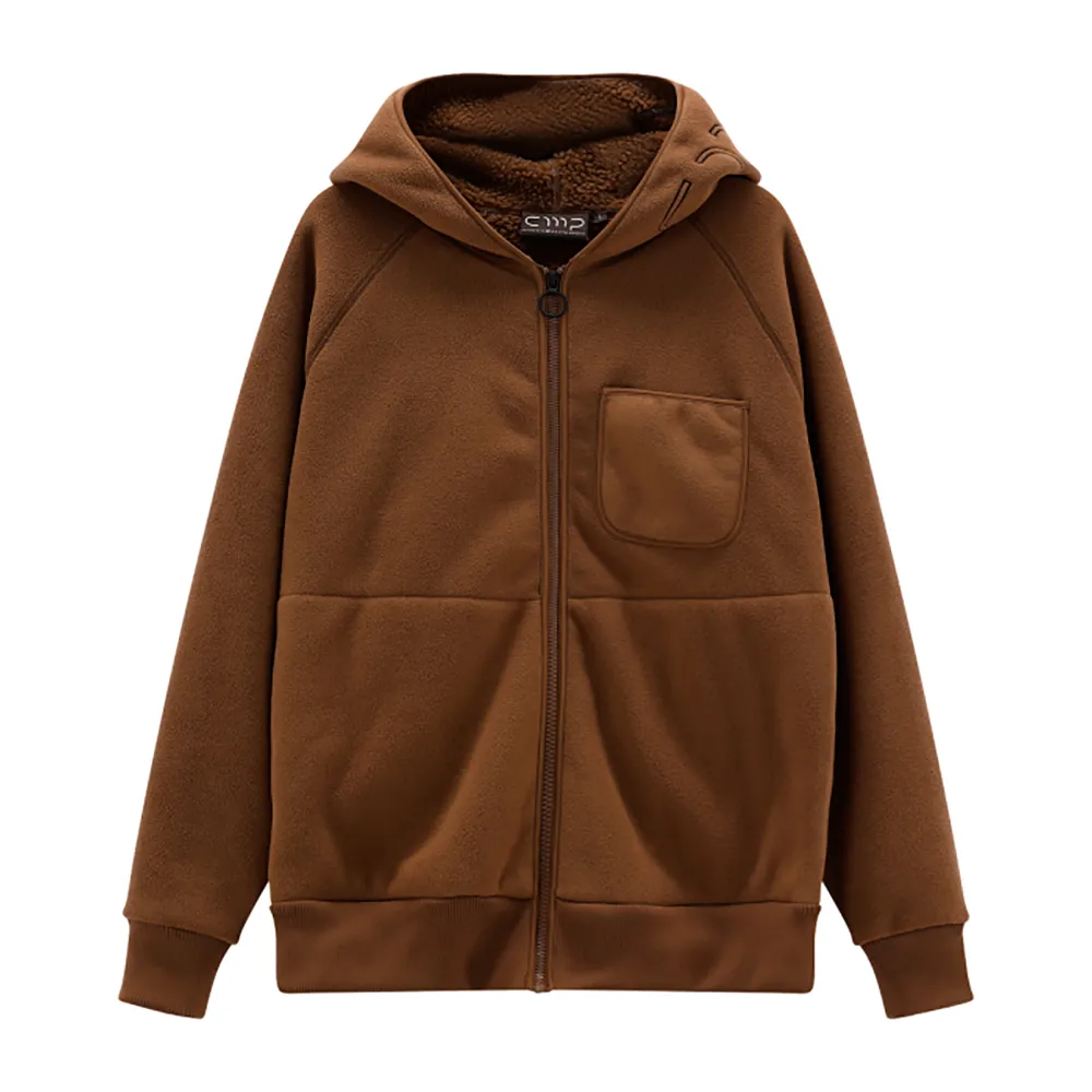 Cmp 35p4657 Sweatshirt Met Rits Tobacco