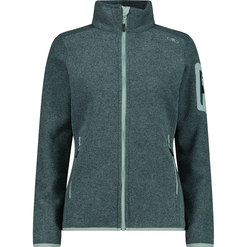 Cmp 3h14746a Sweatshirt Met Rits Groen
