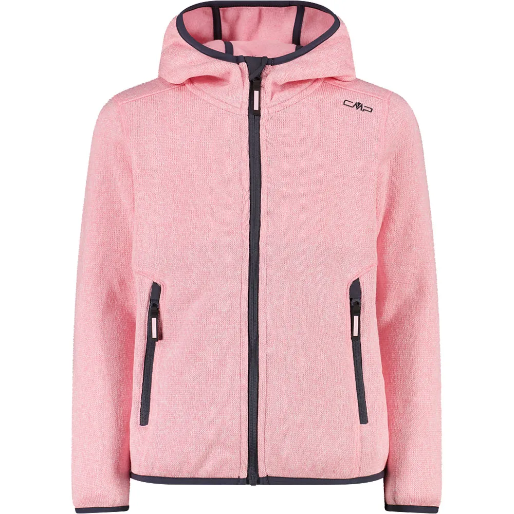 Cmp 3h19825 Fleece Met Kap Roze