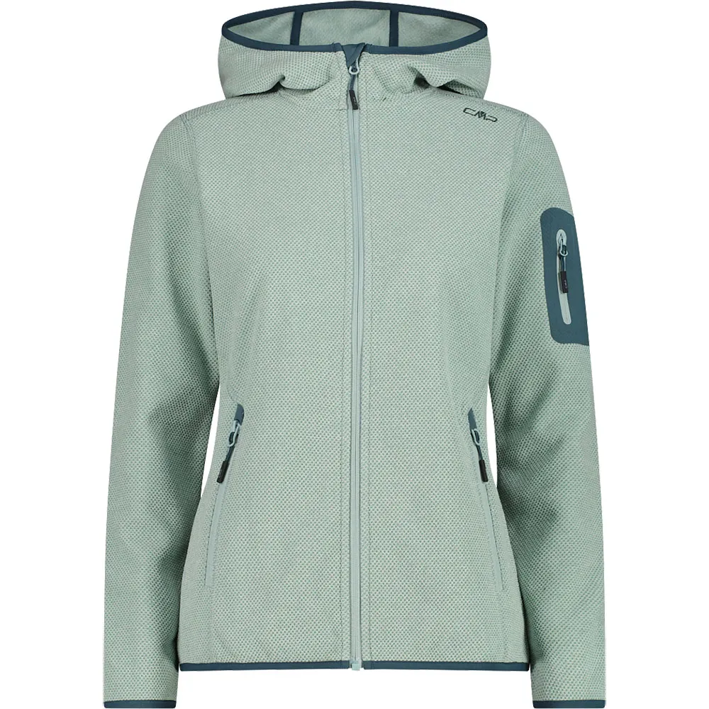 Cmp 3h19826 Fleece Met Kap Groen