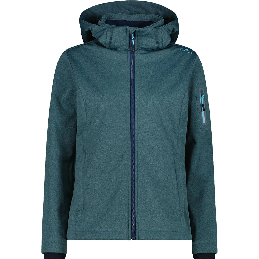 Cmp 39a5006m Softshelljack Mel Topaz.