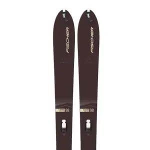 Fischer S-bound 98 Crown/dual Skin Xtralite Noorse Backcountry Ski´s Bruin
