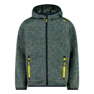 Cmp Heavy Fix 3h60844 Fleece Met Kap Bluestone / Winter Sun