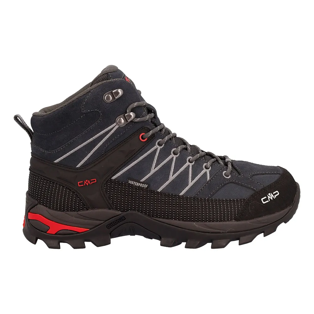 Cmp Rigel Mid Wp 3q12947 Wandelschoenen Titanium / Ferrari