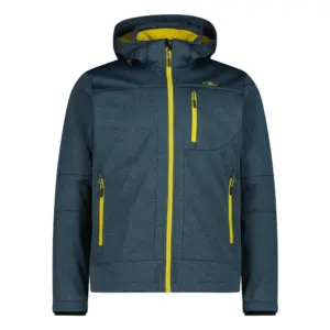 Cmp Zip Hood 3a01787n-m Softshelljack Nile Mel.