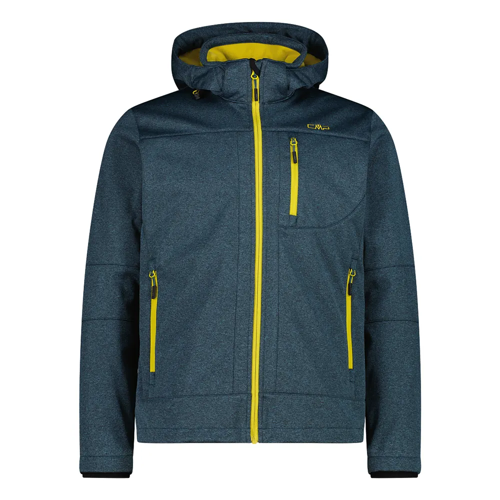 Cmp Zip Hood 3a01787n-m Softshelljack Nile Mel.