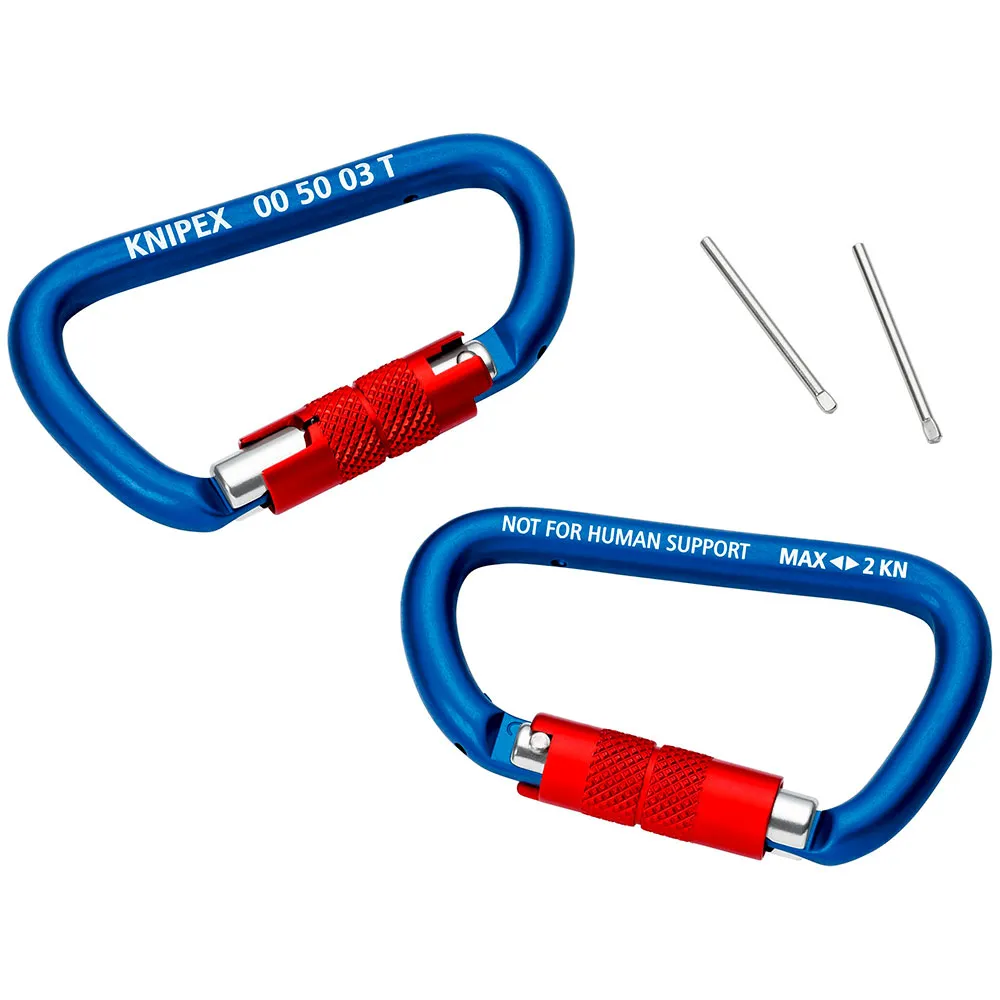Knipex Karabijnhaken Blauw
