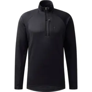 Haglofs Korp Mid Sweatshirt Met Halve Rits Zwart