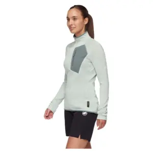 Mammut Aenergy Light Sweatshirt Met Halve Rits Zilver