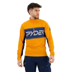 Spyder Paramount Sweatshirt Met Halve Rits Saffron