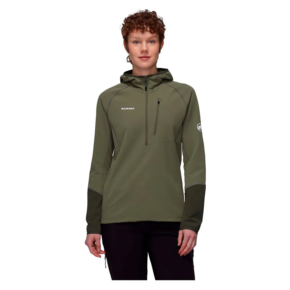 Mammut Madris Light Sweatshirt Met Halve Rits Marsh / Dark Marsh