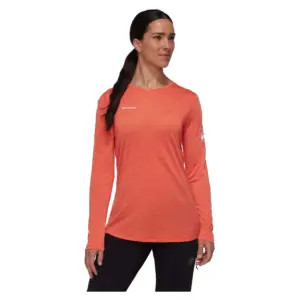Mammut Tree Wool T-shirt Met Lange Mouwen Peach Melange