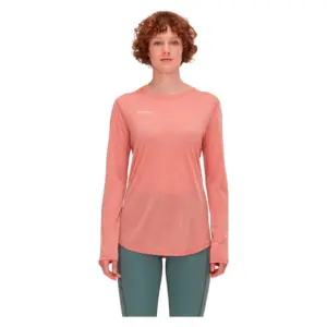 Mammut Tree Wool T-shirt Met Lange Mouwen Quartz Dust Melange