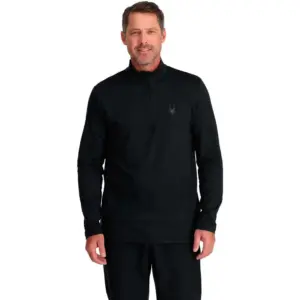 Spyder Prospect Sweatshirt Met Halve Rits Zwart
