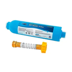 Camco Tastepure Kdf Slangbeschermer Waterfilter Blauw