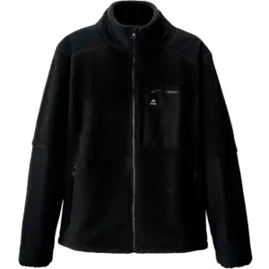 Jones Base Camp Recycled Fleece Met Volledige Rits Zwart